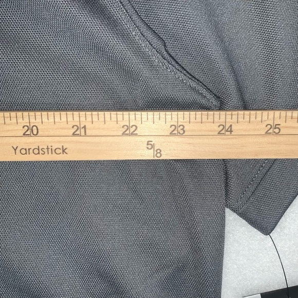 NikeGolf men’s size XL short sleeve polo shirt grey Dri-Fit collared golf shirt - Picture 13 of 16